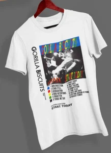 Banda Camiseta Unisex Gorilla Biscuits Start Today - Imagen 1 de 1