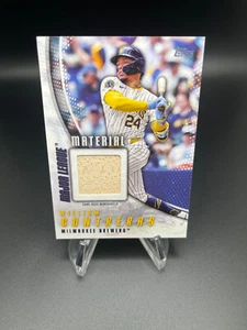 2025 Topps Series 1 - William Contreras Major League Material Bat Relic #MLM-WC - Picture 1 of 2