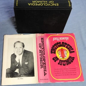JOEY ADAMS' ENCYCLOPEDIA OF HUMOR, 1968 HC/DJ 1st. Ed. - Bild 1 von 5