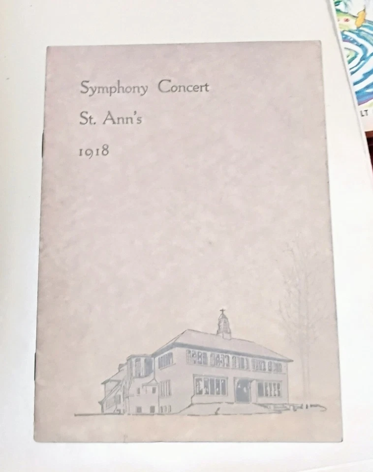 ~ FIRST CONCERT~  CLEVELAND SYMPHONY ORCH Dec. 11, 1918 PROGRAM Nikolai Sokoloff - Image 1 of 4