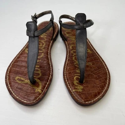 Sandalia Sam Edelman Mujer 6.5 Gigi Cuero Correa al Tobillo Informal Trabajo Fiesta Core Go Foto 1 de 4