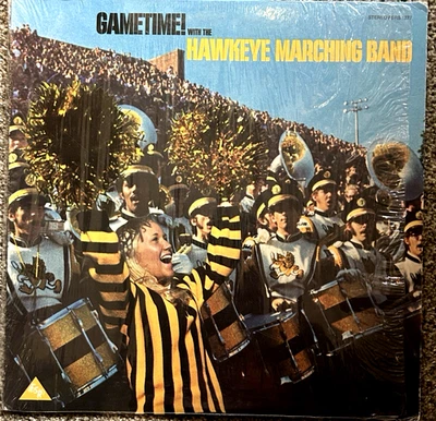 GAMETIME with the HAWKEYE Marching Band University Of Iowa  LP Vinyl Record - Image 1 of 4