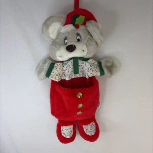 Vintage Santas Best Hang & Stuff Weihnachten Puppenstrumpf mit Fronttasche - Bild 1 von 9