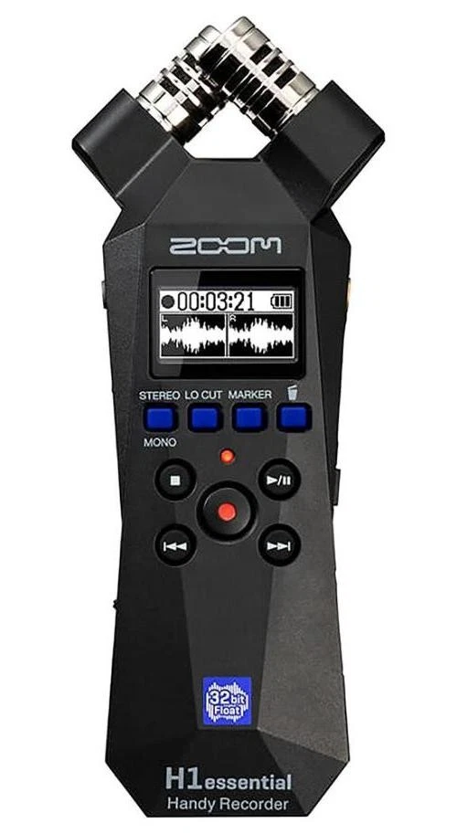Zoom H1essential Stereo Handy Recorder with 32-Bit Float X/Y Microphones