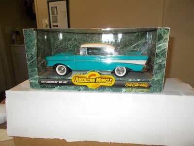 Chevrolet Bel Air HT 1957 ERTL AMERICAN MUSCLE NUEVO ESCALA 1/18 Foto 1 de 4