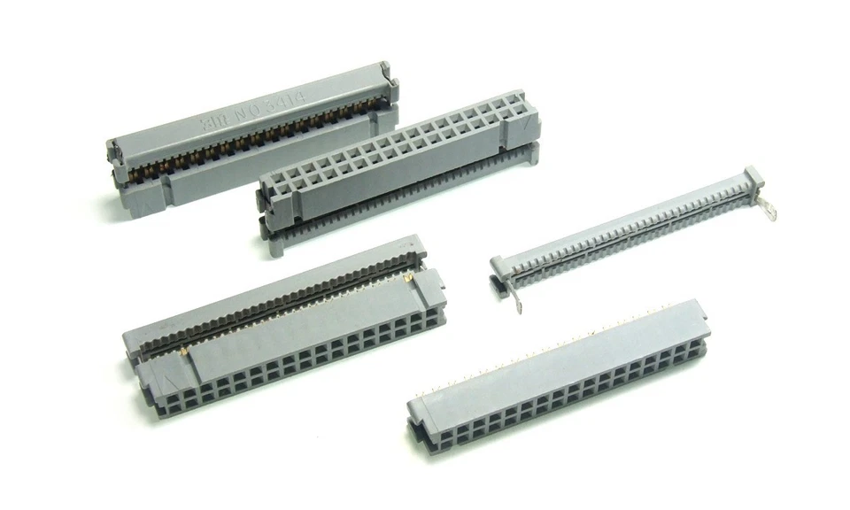 3M 3000 Series 2.54 x 2.54 mm Cable Mount IDC Socket Connectors 3414-600 (1 pcs) - Image 1 of 4