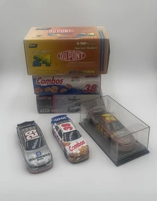 NASCAR Diecast 1:24 Lot Of 3 Gordon Harvick Sadler Action Revell With Boxes - Image 1 of 4