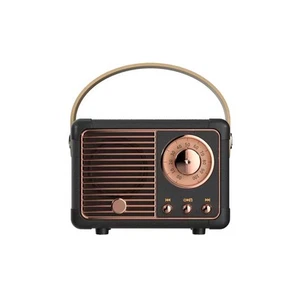 Avizar, Bluetooth 5.0 Lautsprecher 3W RMS Modell Auteuil mit Tragegriff, Schwarz - Bild 1 von 2