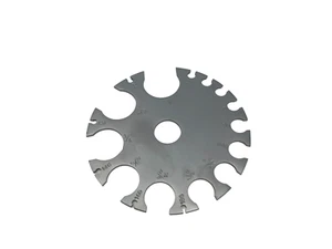 INKgrafiX® Gauge Wheel -Piercing Messwerkzeug- Nadeln Schmuck Profi Werkzeug DE - Picture 1 of 6