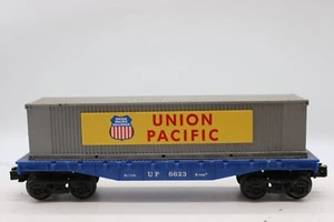 K-Line K-6623 Union Pacific Container Car with Storage Container - Picture 1 of 4