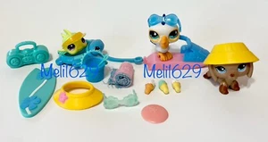 Littlest Pet Shop Seaside Celebration #517 Pelican #518 Dachshund & #519 Fish - Picture 1 of 12