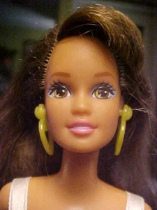 VINTAGE BRÜNETTE TERESA ASCHBRAUN LANGE HAARE KOMPLETTES OUTFIT - Bild 1 von 12