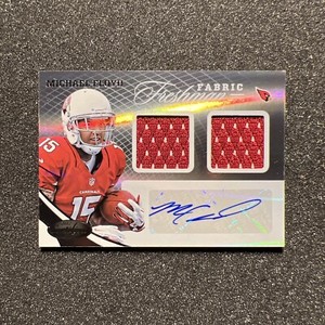 2012 Certified MICHAEL FLOYD #321 Freshman Fabric ROOKIE AUTO JERSEY 004/399 RPA