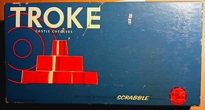  TROKE Castle Checkers Board Game by Selchow & Righter. 1961. Complete! - Image 1 of 4
