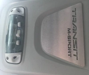 FORD Transit Custom M Sport Interia Roof Lining Trim Bling Stainless Steel 2013+ - Picture 1 of 1