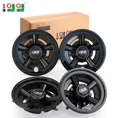 Cubiertas de rueda de carro de golf 10L0L 8" tapacubos para Yamaha EZGO Club Car-negro Foto 1 de 4