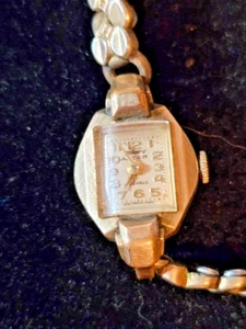 Vintage Lady Alton 10K GF watch, Spiedel band, Avalon EON movement, for PARTS - Picture 1 of 5