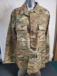 US Military Combat Coat Camo Uniform Shirt Size Medium/ Long Neu ohne Etikett - Bild 1 von 13