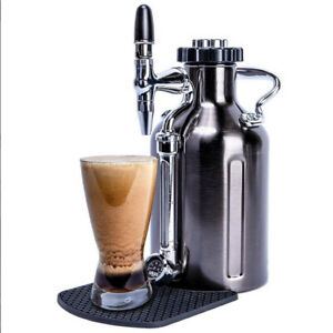 GrowlerWerks uKeg Nitro Cold Brew Coffee Maker 50 oz Black Chrome