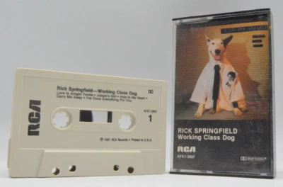 Rick Springfield *Working Class Dog cassette tape RCA Records - Image 1 of 2