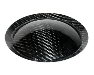 10pcs LOT 6.5 inch Carbon Fiber Subwoofer dust cap - Picture 1 of 2