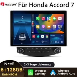 Radio de coche Android 6+128G 13.1" para Honda Accord 7 03-2007 GPS Navi WIFI BT DAB+ - Imagen 1 de 16