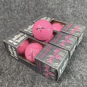 9 Vintage NOS Spalding Ladies Choice Golf Balls Pink - Picture 1 of 6