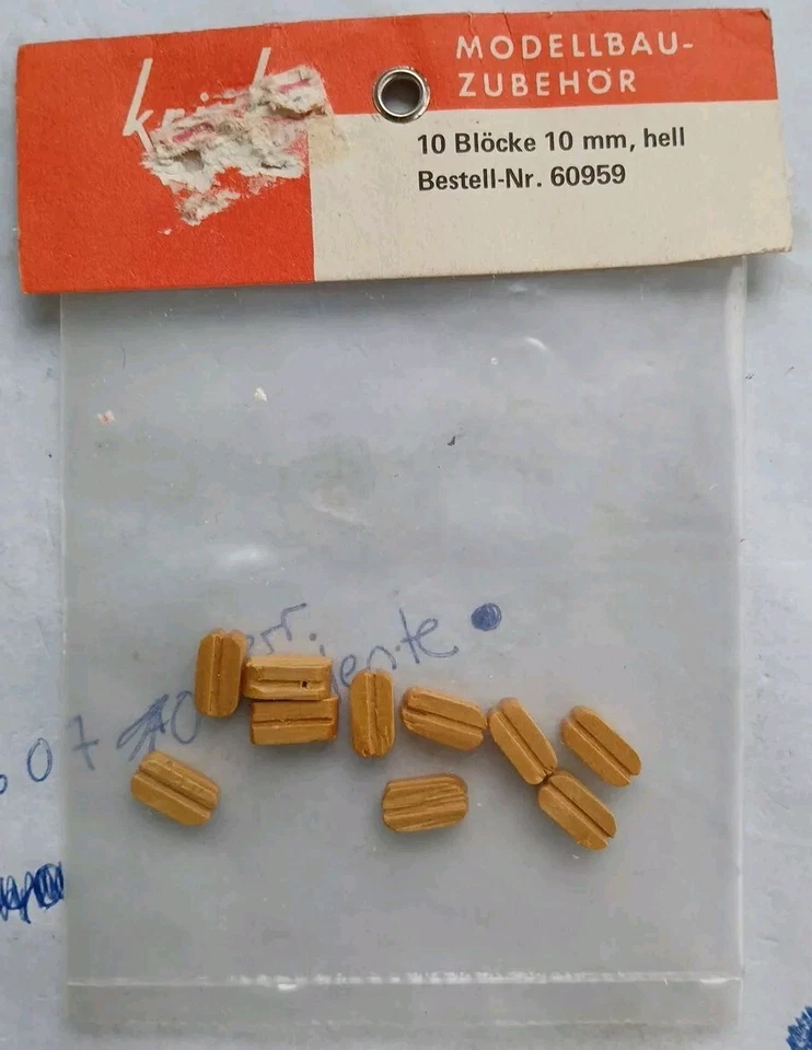 Krick 60959 Blöcke 10mm Hell Neu/OVP - Bild 1 von 1