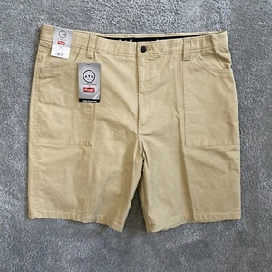 Wrangler Mens ATG All Terrain Gear Rugged Utility Khaki Cargo Shorts Size 42 NEW - Picture 1 of 10