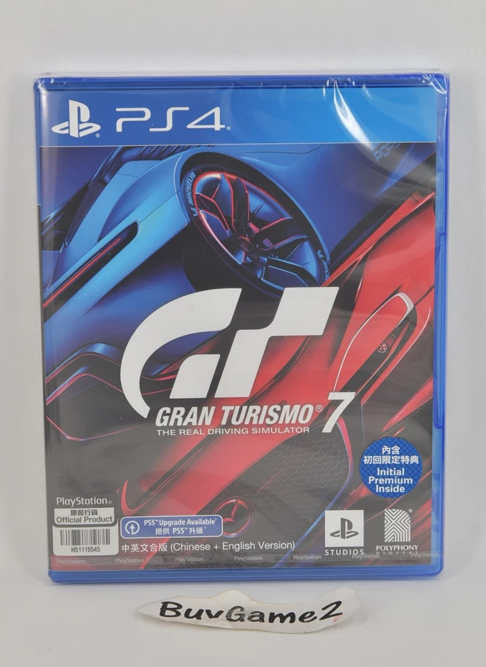 NEW PS4 Gran Turismo 7 GT7 GT 7 (HK, CHINESE 中文/ English) - Image 1 of 1
