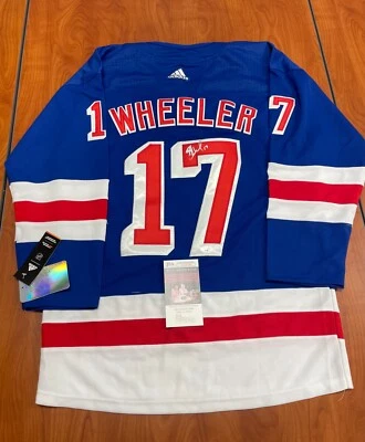 Blake Wheeler Autographed Signed New York Rangers Jersey JSA COA - Image 1 of 4