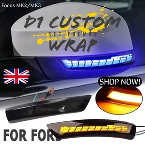 Focus MK3 Dynamic Sequence Indicators (Blue-Yellow) UK - Picture 1 of 12
