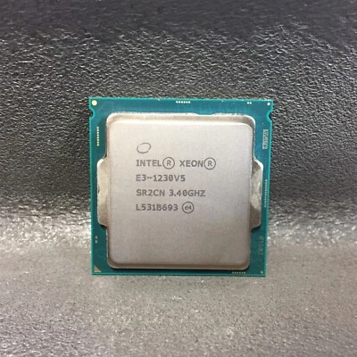 Intel Xeon E3-1230V5 SR2CN 3.40GHz quad core LGA1151 8MB processor CPU tested- - Image 1 of 2