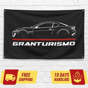Bandera de regalo de cumpleaños para Maserati GranTurismo Sport 2014 Enthusiast 3x5 ft - Imagen 1 de 2