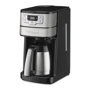 Cuisinart Kaffeemaschine für 10 Tassen mit Mahlwerk Automatisch Mahlen & Brühen Schwarz/Silber... - Bild 1 von 5