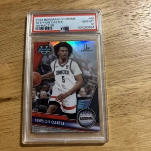 Bowman Chrome Stephon Castle Refractor 2023 1st Bowman PSA 10 - Imagen 1 de 2