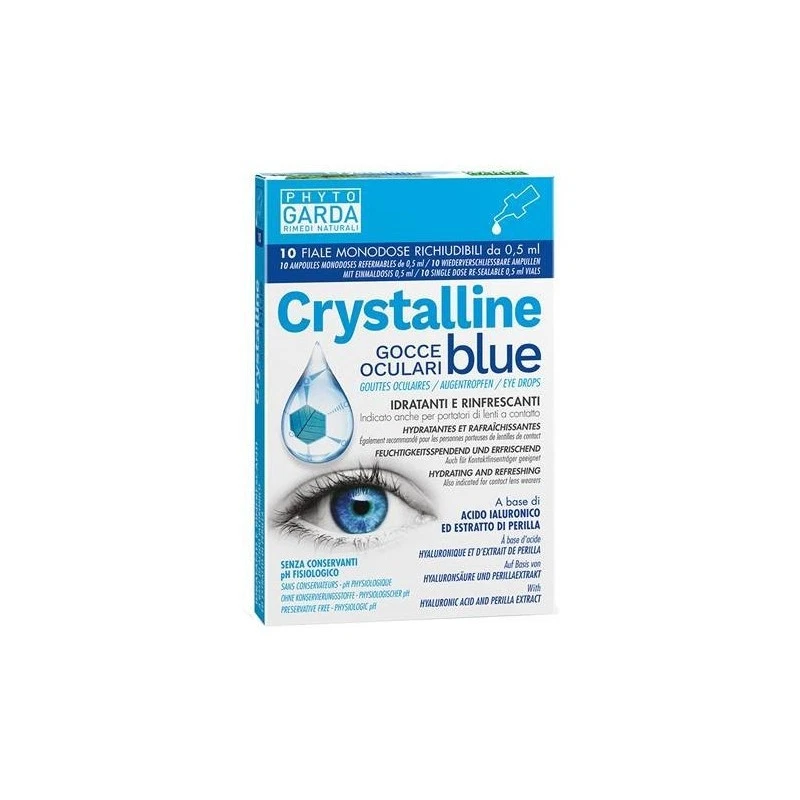Named Crystalline Blue Gocce Oculari Monodose 10 Fiale 0,5 Ml - Immagine 1 di 1