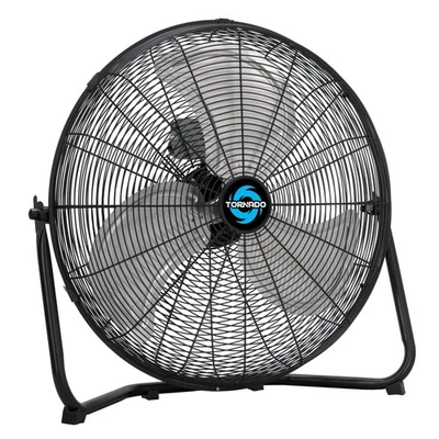20 Inch High Velocity Metal Floor Fan, 3-Speed Powerful Cooling for Industria... - Image 1 of 4