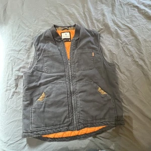 Legendary Whitetails Hunting Vest Size Large Grey/orange - Picture 1 of 22
