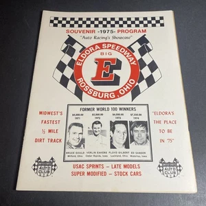Automotive Racing History: Eldora Speedway Ohio USAC 1975 Program / FKY - Picture 1 of 7