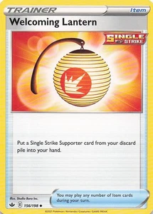 Welcoming Lantern Uncommon Normal SWSH06: Chilling Reign 156/198 NM - Bild 1 von 2