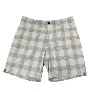 Tommy Bahama Chip Shot Shorts Men's 34 Plaid Performance Island Zone 7" Inseam - Picture 1 of 9