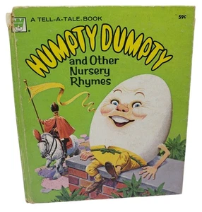 Humpty Dumpty and Other Nursery Rhymes Childrens Tell A Tale Book Vintage - Picture 1 of 12