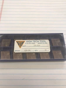10 pcs. CPG531K ALN-200 HIGH TECH TOOL INSERTS (loc stk) - Picture 1 of 2