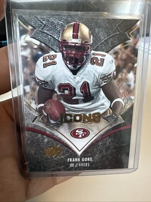 2008 Upper Deck Icons Frank Gore #84  - Image 1 of 2