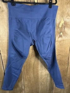 Leggings de compresión sin costuras Tommie de cobre 2XL, azul marino - Imagen 1 de 5