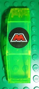 Vintage LEGO Space M-Tron Trans Neon Green Panel 3x2x6 Part 2466 - Picture 1 of 2