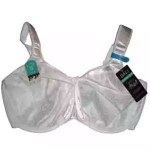 Bali Bra 36DDD White Minimizer Underwire Style DF3562 New with tags - Picture 1 of 1