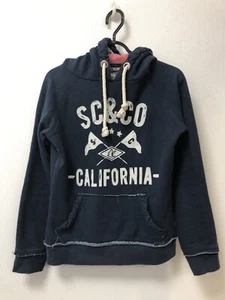 Sol cal Ladies Blue Hooded Top - Picture 1 of 5
