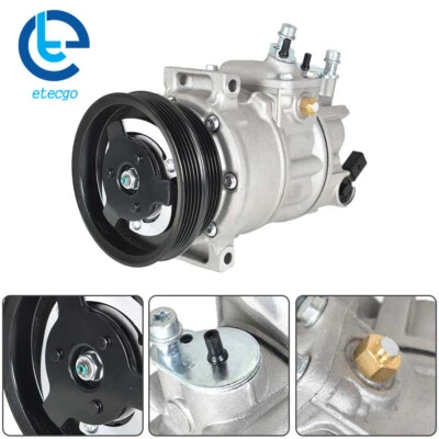 Compresor de aire acondicionado para Volkswagen Jetta Rabbit Beetle 2,0 L para Audi CO 4574JC Foto 1 de 4